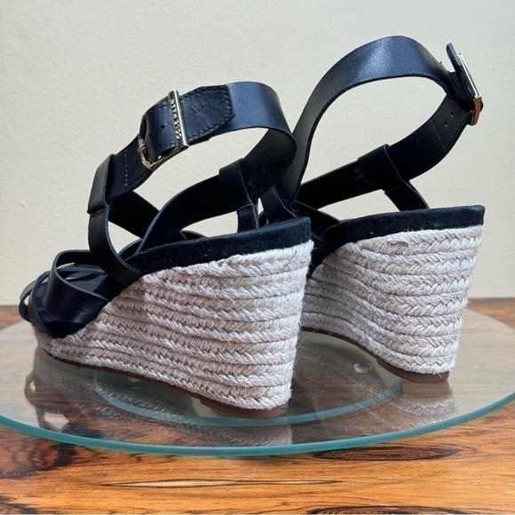 Cole Haan Crystal Women's Leather Wedge Sandals - Picture 12 of 15